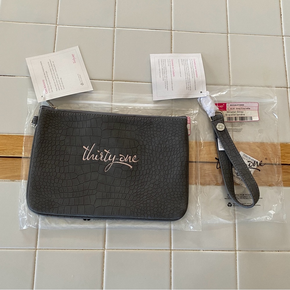 ThirtyOne Grey Crocodile Ruby Mini